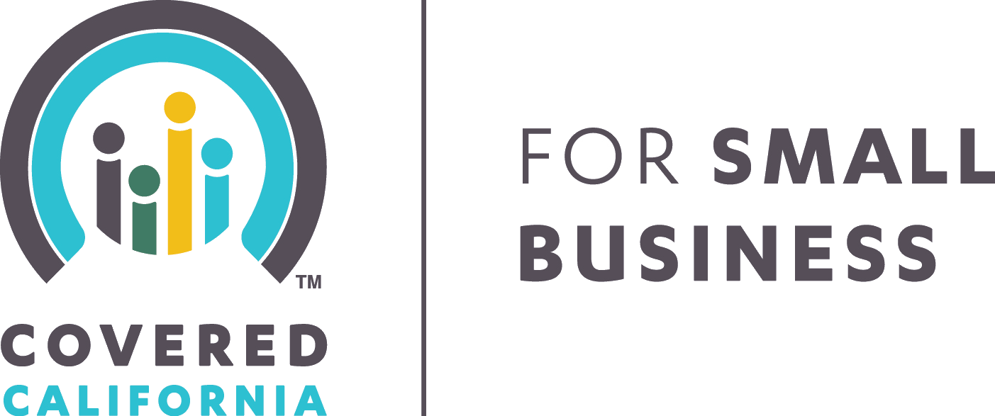 Covered California for Small Business badge (English)